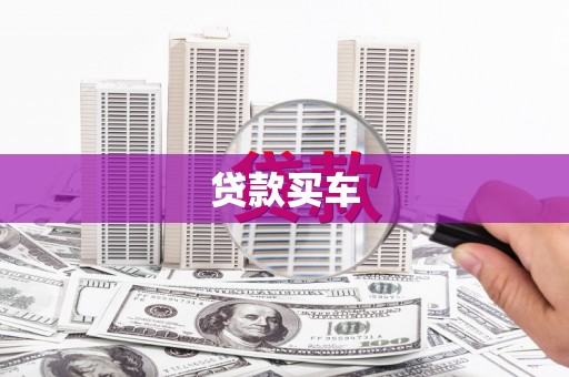 从化贷款买车