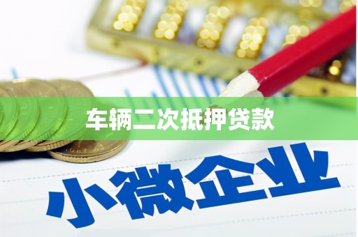 从化车辆二次抵押贷款