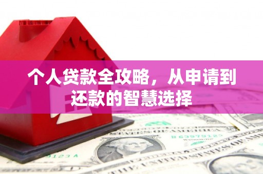 从化个人贷款全攻略，从申请到还款的智慧选择