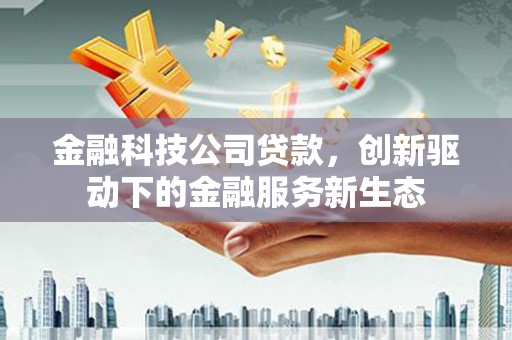 从化金融科技公司贷款，创新驱动下的金融服务新生态