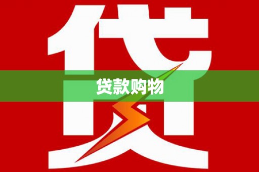 从化贷款购物