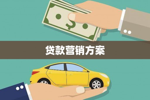 从化贷款营销方案