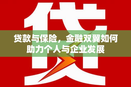 从化贷款与保险，金融双翼如何助力个人与企业发展