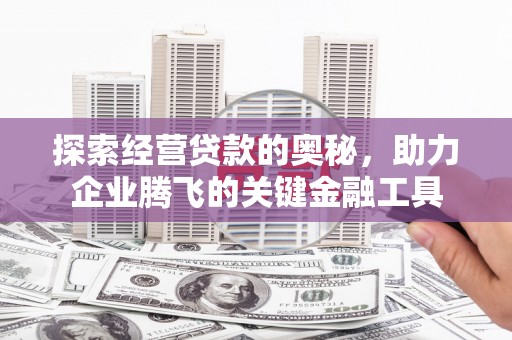 从化探索经营贷款的奥秘，助力企业腾飞的关键金融工具