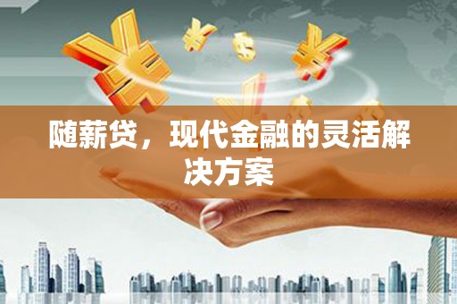 从化随薪贷，现代金融的灵活解决方案