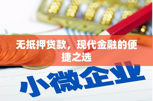 从化无抵押贷款，现代金融的便捷之选