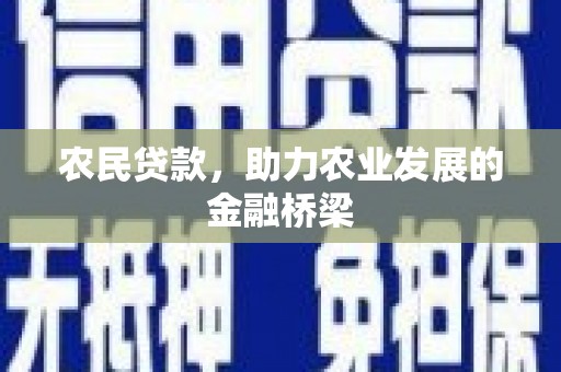 从化农民贷款，助力农业发展的金融桥梁