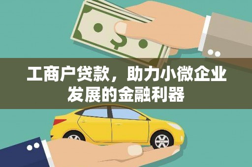 从化工商户贷款，助力小微企业发展的金融利器