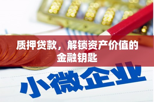 从化质押贷款，解锁资产价值的金融钥匙