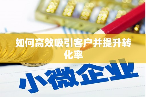 从化如何高效吸引客户并提升转化率