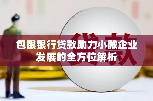 从化包银银行贷款助力小微企业发展的全方位解析 从化包银银行贷款助力小微企业发展的全方位解析