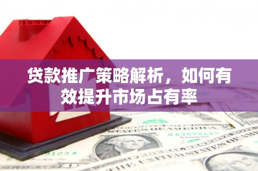 从化贷款推广策略解析，如何有效提升市场占有率