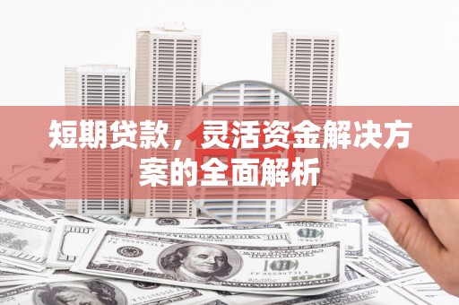 从化短期贷款，灵活资金解决方案的全面解析