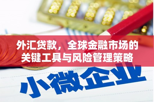 从化外汇贷款，全球金融市场的关键工具与风险管理策略