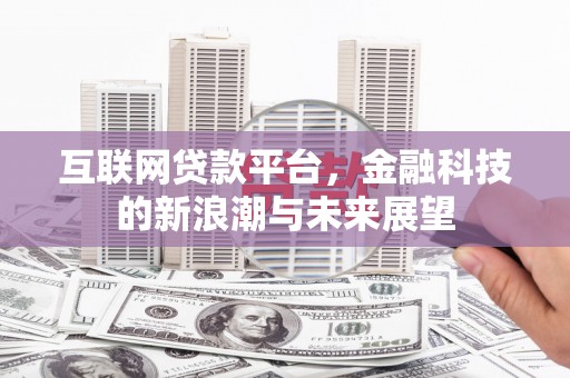 从化互联网贷款平台，金融科技的新浪潮与未来展望