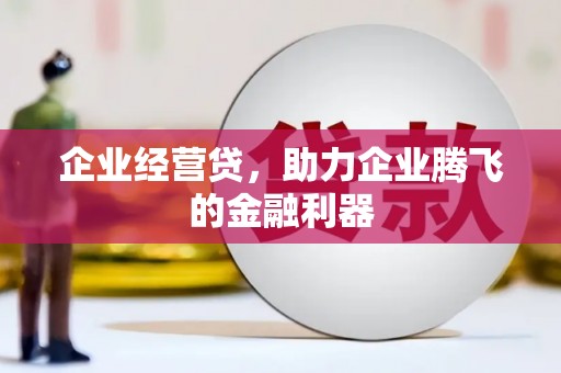 从化企业经营贷，助力企业腾飞的金融利器