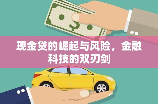 从化现金贷的崛起与风险，金融科技的双刃剑