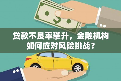 从化贷款不良率攀升，金融机构如何应对风险挑战？