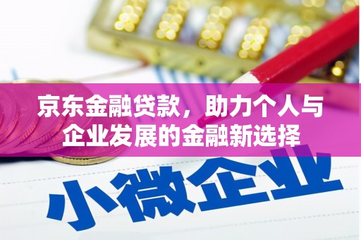 从化京东金融贷款，助力个人与企业发展的金融新选择