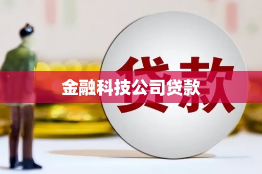 从化金融科技公司贷款