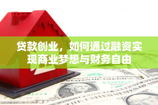 从化贷款创业，如何通过融资实现商业梦想与财务自由