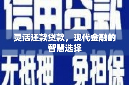 从化灵活还款贷款，现代金融的智慧选择