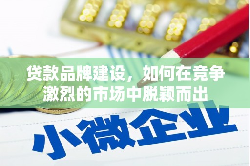 从化贷款品牌建设，如何在竞争激烈的市场中脱颖而出