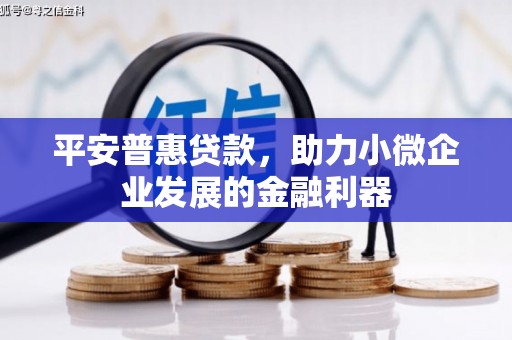从化平安普惠贷款，助力小微企业发展的金融利器