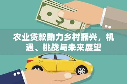 从化农业贷款助力乡村振兴，机遇、挑战与未来展望