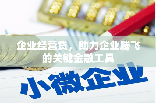 从化企业经营贷，助力企业腾飞的关键金融工具