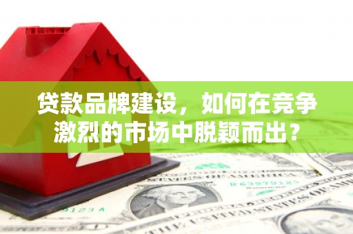 从化贷款品牌建设，如何在竞争激烈的市场中脱颖而出？