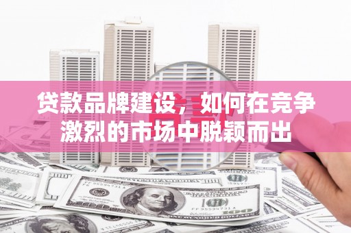 从化贷款品牌建设，如何在竞争激烈的市场中脱颖而出