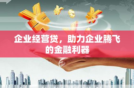 从化企业经营贷，助力企业腾飞的金融利器