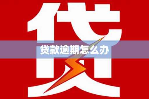 从化贷款逾期怎么办