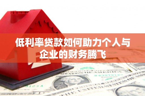 从化低利率贷款如何助力个人与企业的财务腾飞