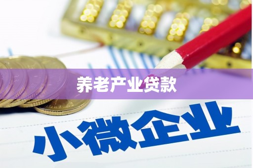 从化养老产业贷款