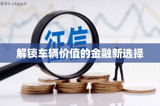 从化解锁车辆价值的金融新选择