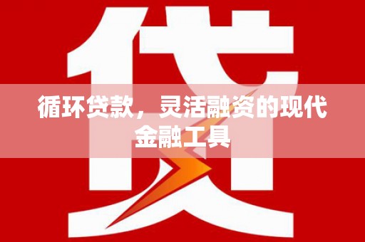 从化循环贷款，灵活融资的现代金融工具