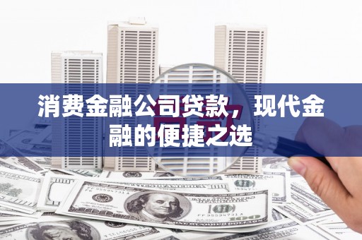 从化消费金融公司贷款，现代金融的便捷之选