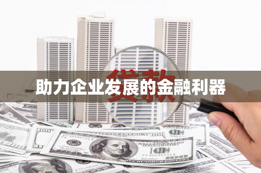从化助力企业发展的金融利器