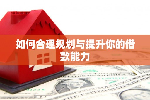 从化如何合理规划与提升你的借款能力