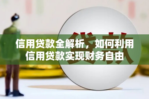 从化信用贷款全解析，如何利用信用贷款实现财务自由