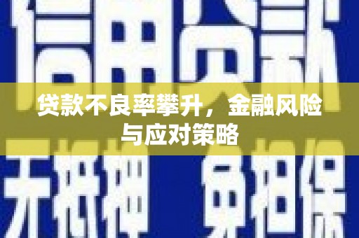 从化贷款不良率攀升，金融风险与应对策略